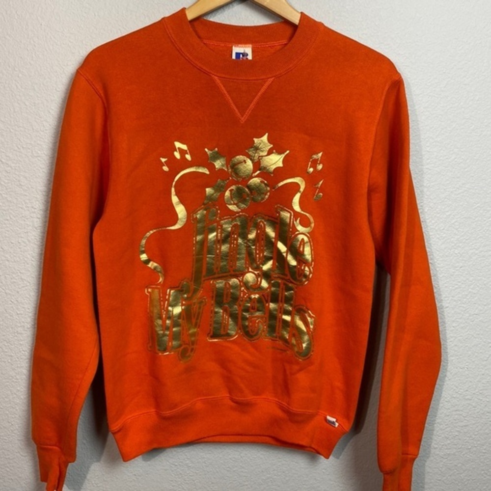 Vintage 80's Russell Christmas Sweatshirt‎